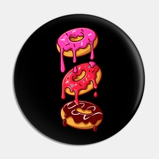 Yummy Floating Melted Doughnut Pin