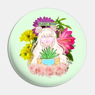 Plant Mom Pin