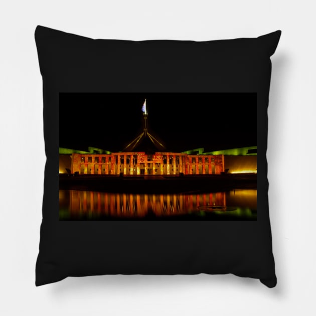 In the Light of Magna Carta Pillow by fotoWerner