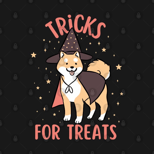 Tricks for treats shiba inu by Yarafantasyart