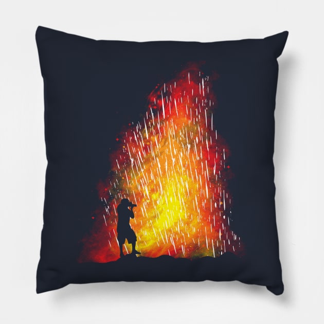 Eruption Pillow by Daletheskater