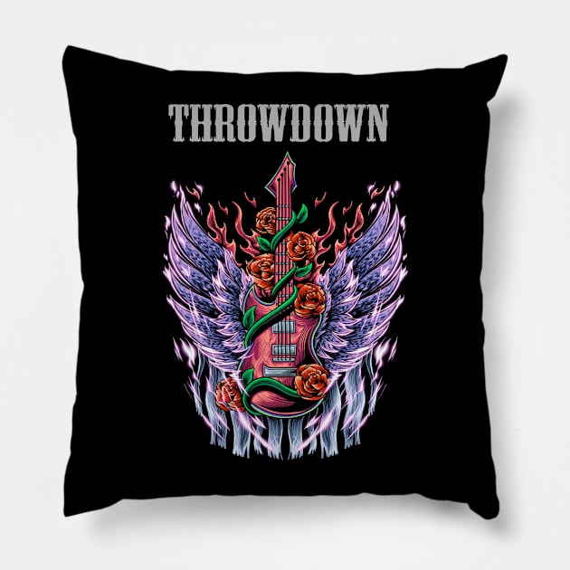 DAVE PETERS MATT MENTLEY BAND Pillow by MrtimDraws