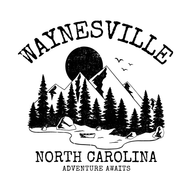 Waynesville, North Carolina by Mountain Morning Graphics