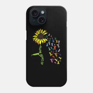 All Cancer Matters Awareness Day Ribbon Phone Case