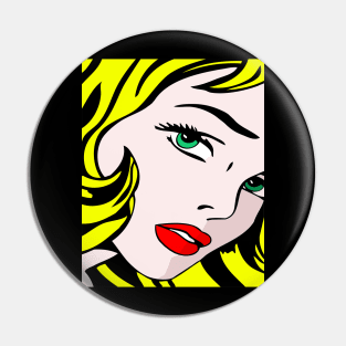 Green-Eyed Blonde Pin