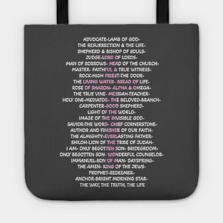 Names of Jesus Tote