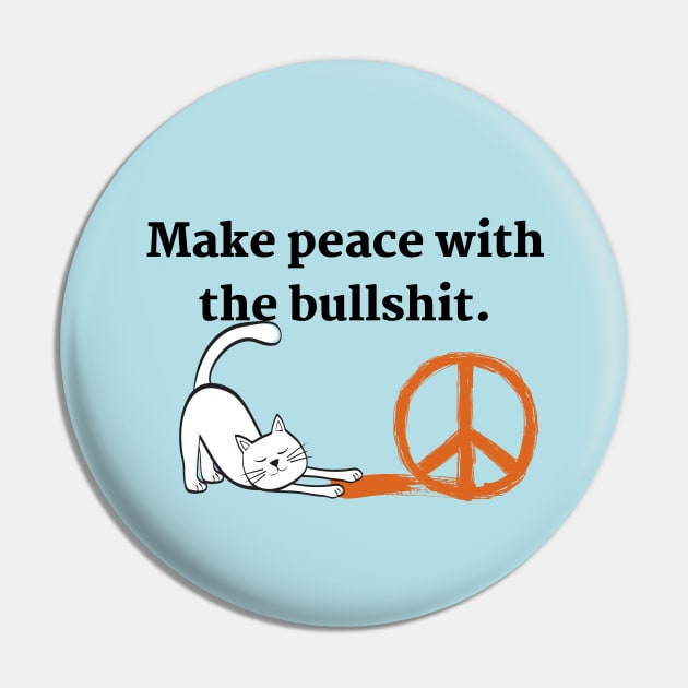 Make Peace Pin by Famished Feline