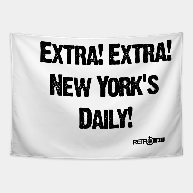 Extra! Extra! Tapestry by RetroWDW