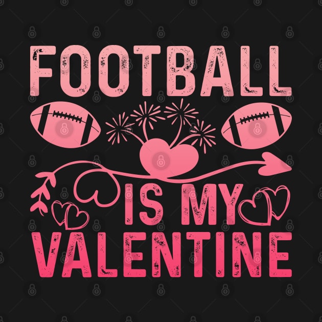 Football is the valentine of American football design by click2print