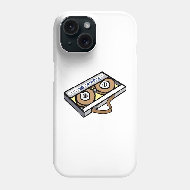 A nice 80s demo cassette tape Phone Case by WinstonsSpaceJunk