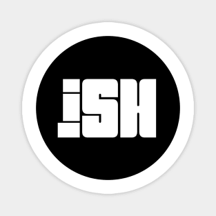 iSH Original Black Logo Magnet