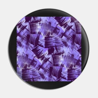 Purple Paint Strokes Pin