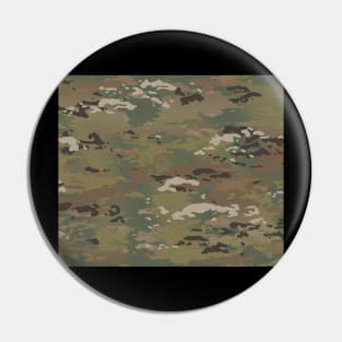 Support Our Troops Solidarity Operational Camoflauge Patch Square Pin