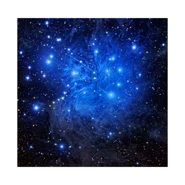 Pleiades star cluster, optical image (C021/8243) by SciencePhoto