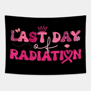 Last Day Of Radiation Chemo Breast Cancer Awareness Survivor Tapestry