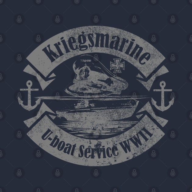 WW2 Kriegsmarine U-boat Service (distressed) by TCP