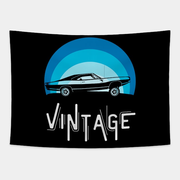 80s Car Tapestry by Xtian Dela ✅