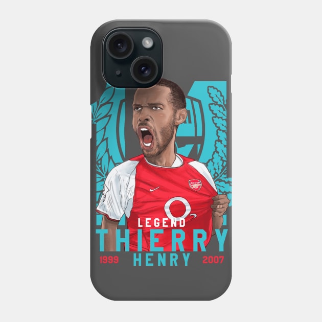 Thierry Henry Phone Case by cattafound