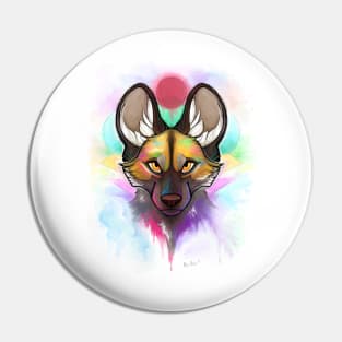 African Painted Dog Pin