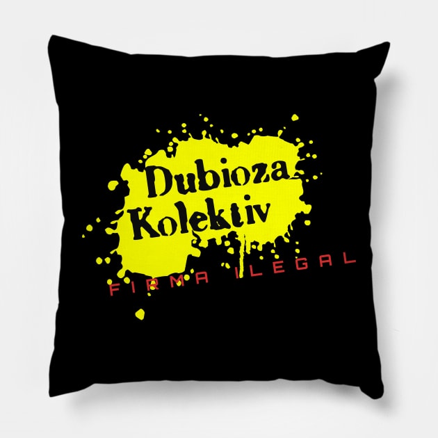 Dubioza Kolektiv Pillow by Mrstickers