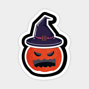 halloween witch pumpkin Magnet