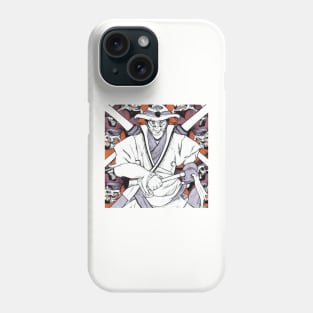 Japanese Oriental Style Samurai surrounded by Enemies Phone Case