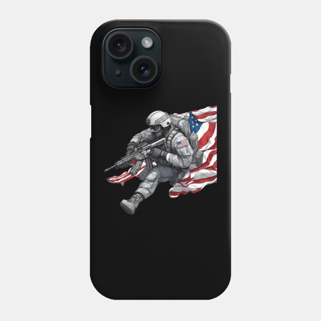 Commando Phone Case by animegirlnft