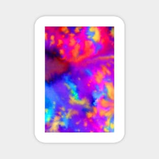 Psychedelic Abstract Watercolor Magnet