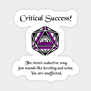 Asexual Pride Critical Success Magnet