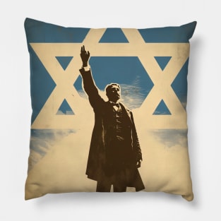 Israel freedom illustration design Pillow