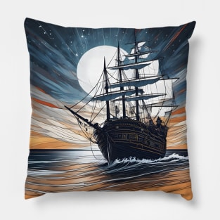 Nocturnal Voyage Pillow