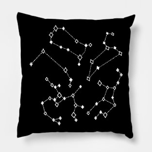 Astronomy - Cool Star Patterns Pillow