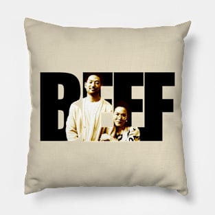 Beef netflix series Ali Wong as Amy Lau and Joseph Lee as George Nakai themed graphic design by ironpalette Pillow