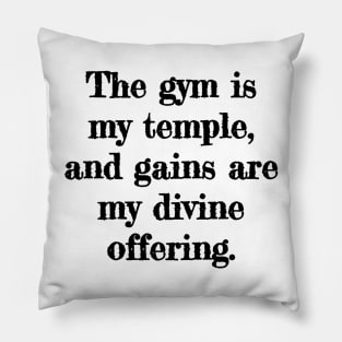 GYM APPAREL Pillow