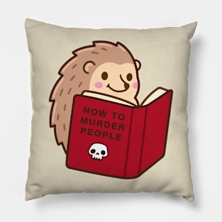 Cute Yet Murderous Hedgehog Pillow