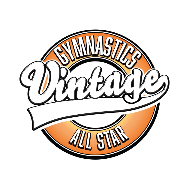 Gymnastics vintage all star logo by nickemporium1