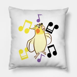 Nonbinary Pride Bird Pillow