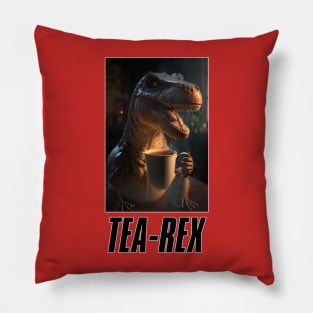 Tea-Rex #1 Pillow