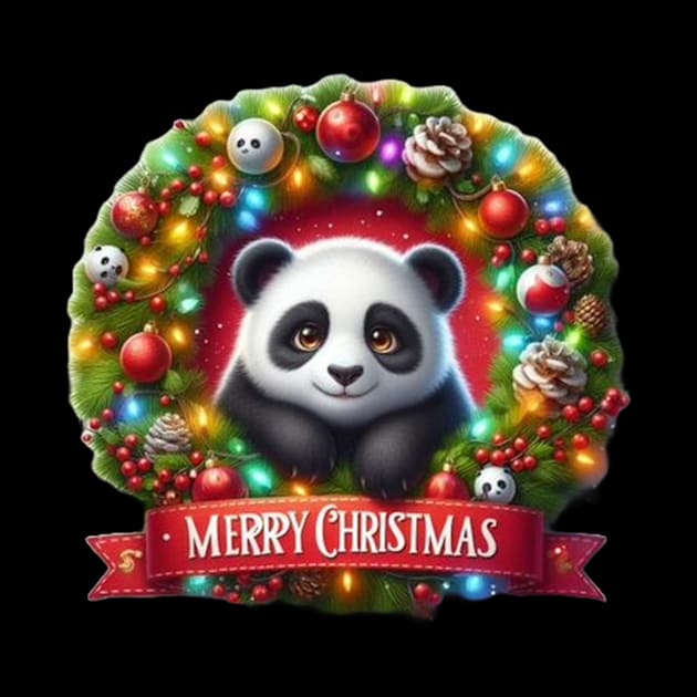 Panda merry christmas by World Famous Pandas