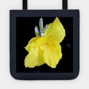 Yellow Canna Flower Tote