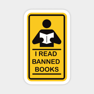 i read banned books Magnet