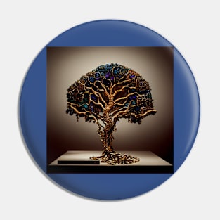 Yggdrasil World Tree of Life Pin