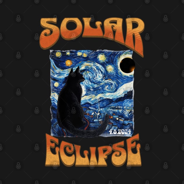 Starry Night Solar Eclipse 2024 by VisionDesigner