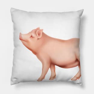 Pink Pig Strut Pillow