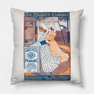 Pearline Advertisement, 1896 Pillow