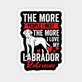 Labrador Retriever Dog Lover Gift Magnet