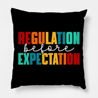 Regulation Before Expectation Pillow