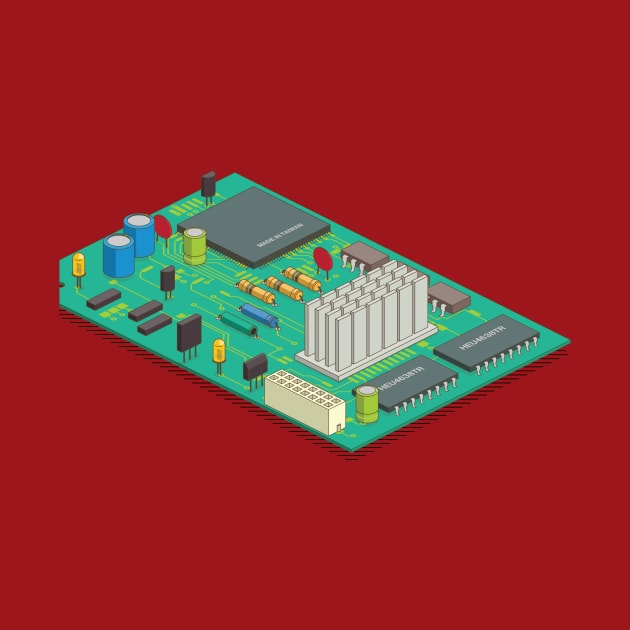 circuit board by anilyanik