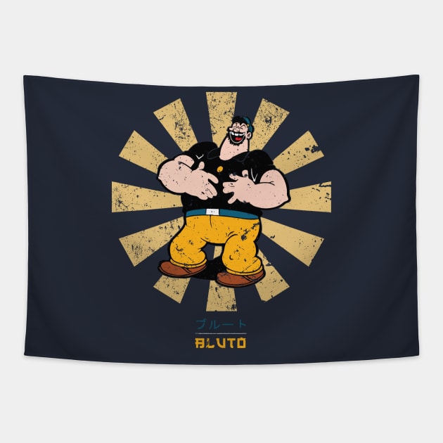 Bluto Retro Japanese Popeye Tapestry by Nova5