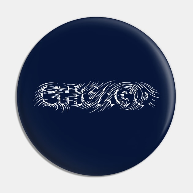 Chicago Wind Pin by polliadesign